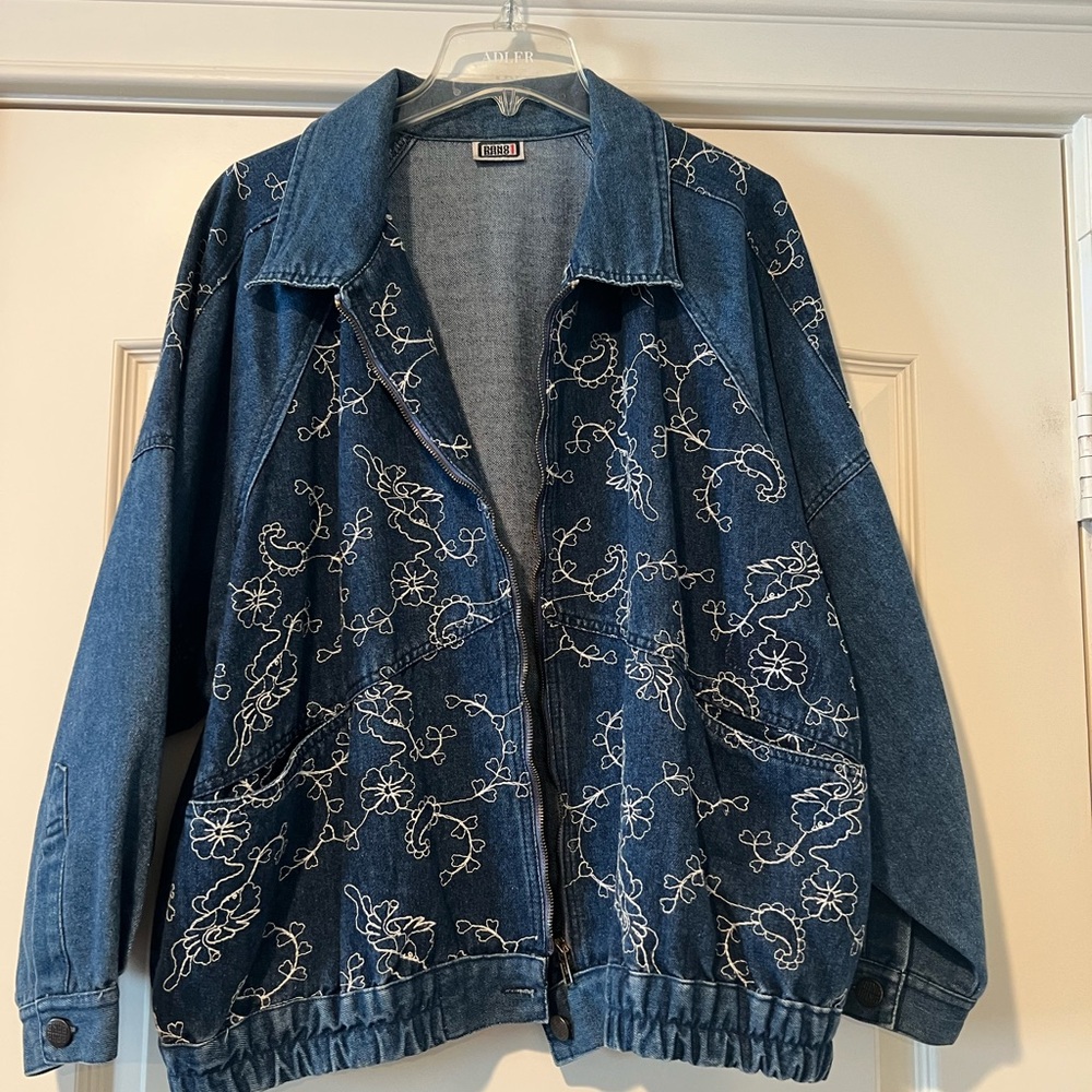 Embroidered Denim Jacket